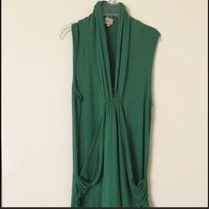Ella Moss green draped dress with pockets-medium.